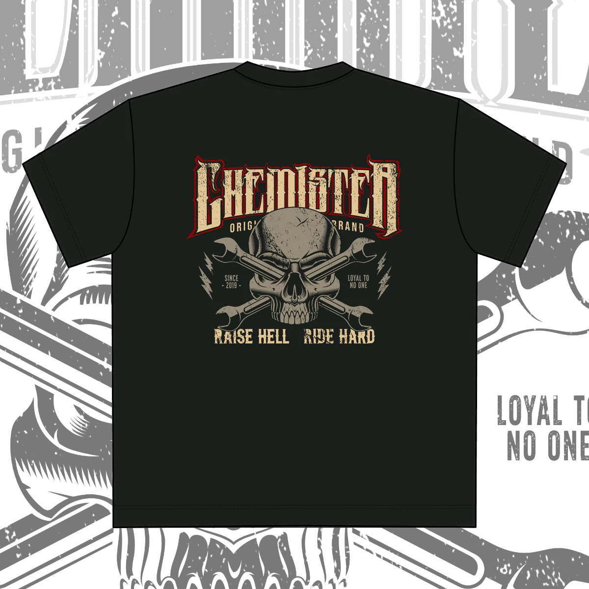 Chemister Hell's Garage T-Shirt (extra heavy)