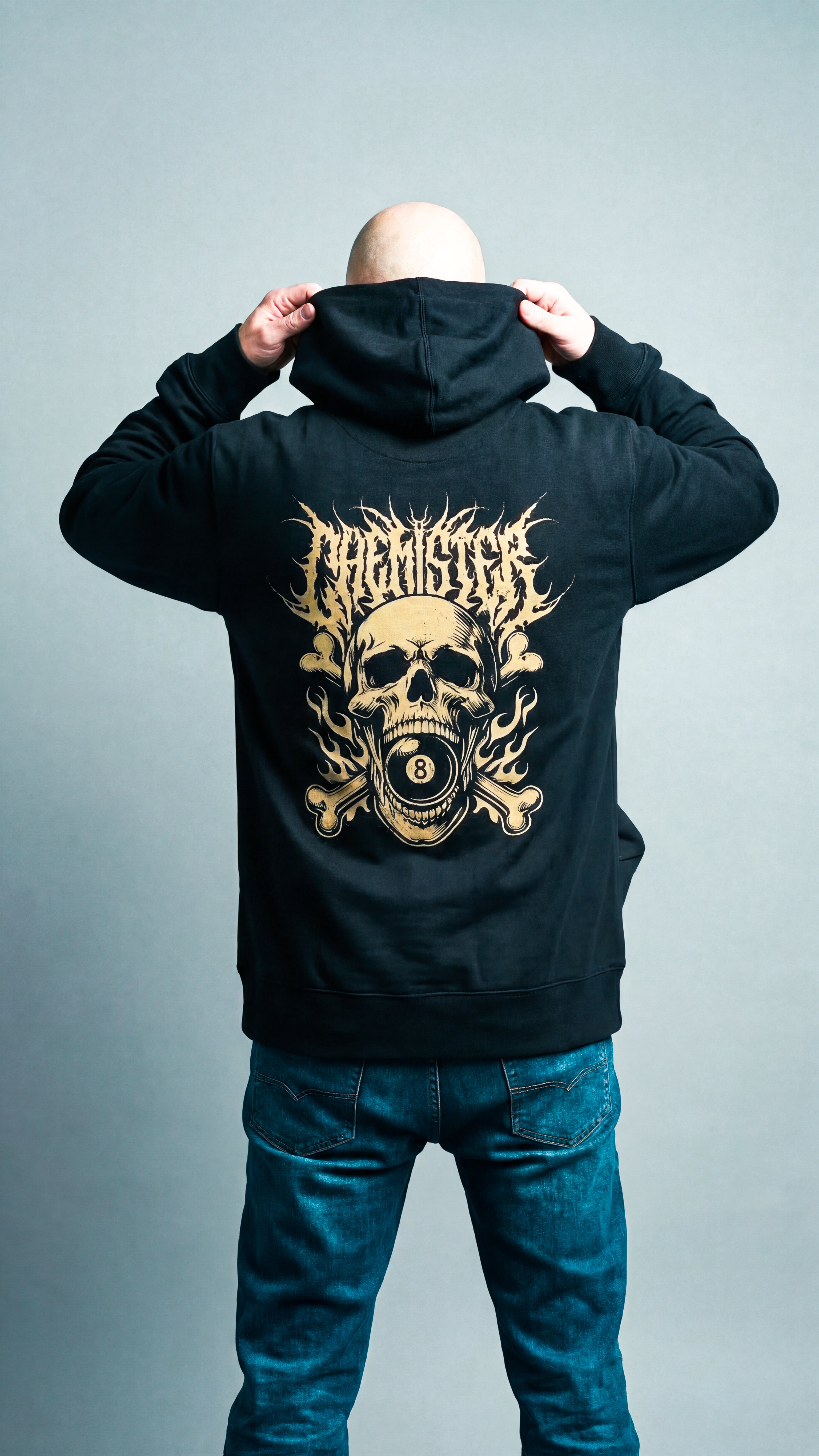 Chemister 8-Ball Skull Hoodie