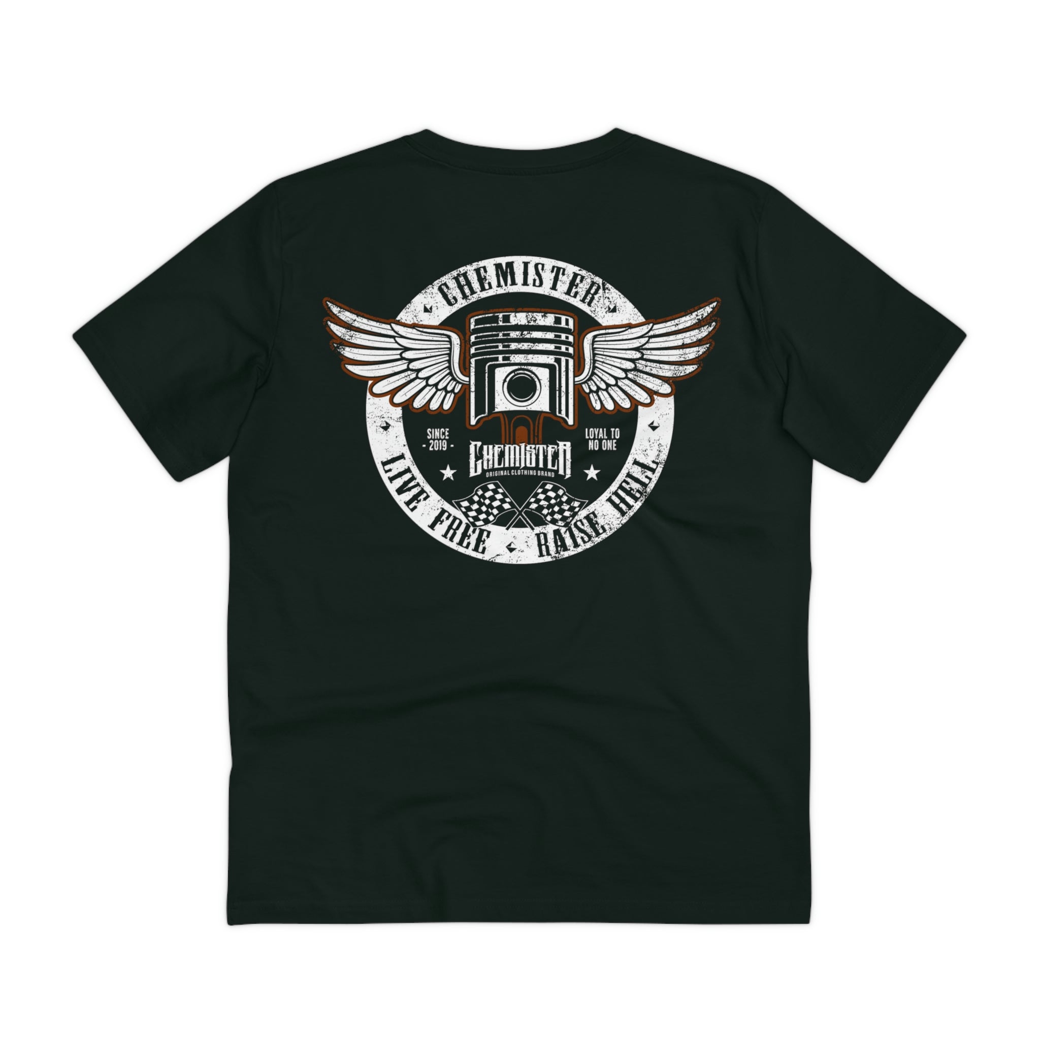 Black Flying Motor T-Shirt