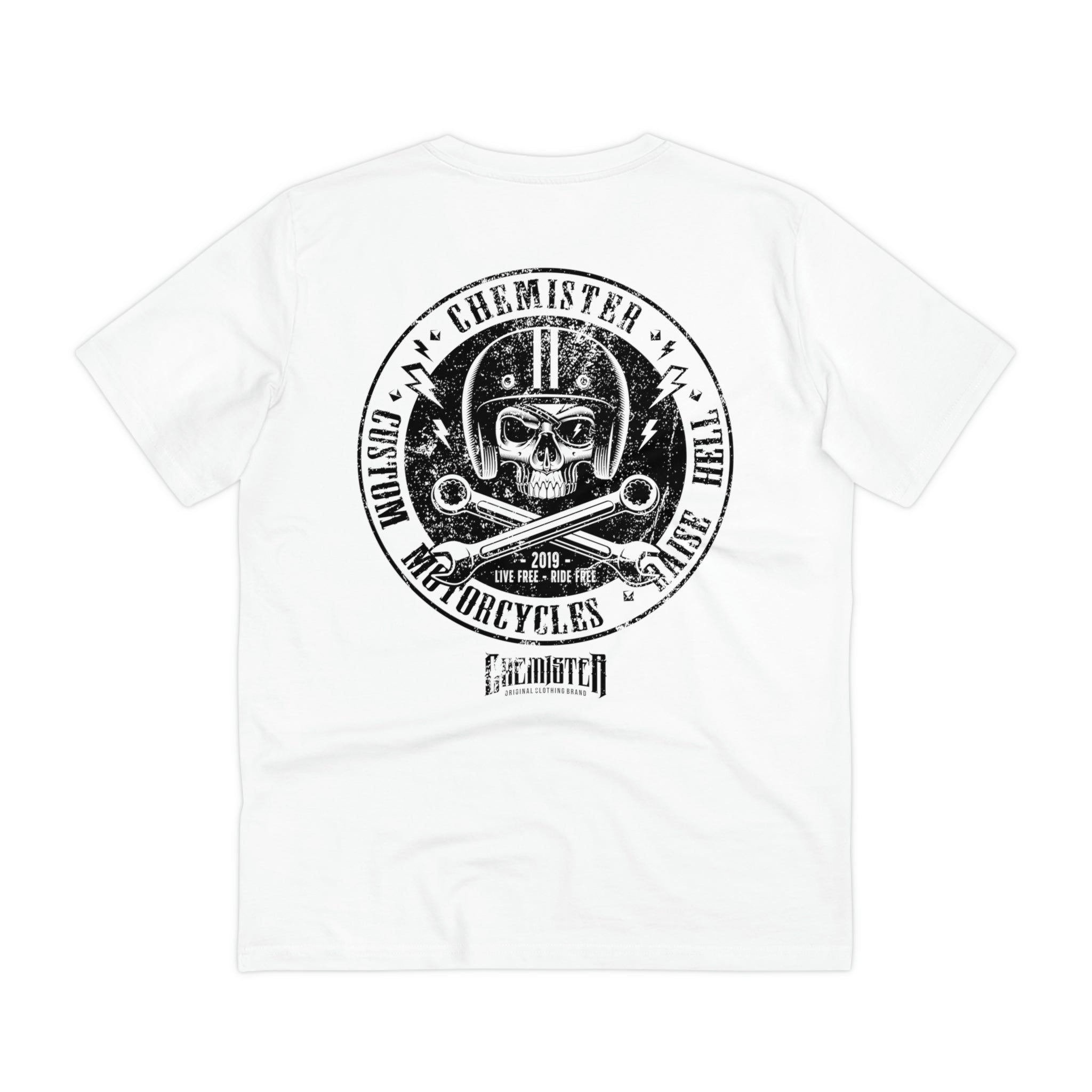 White Ghost Rider Tee