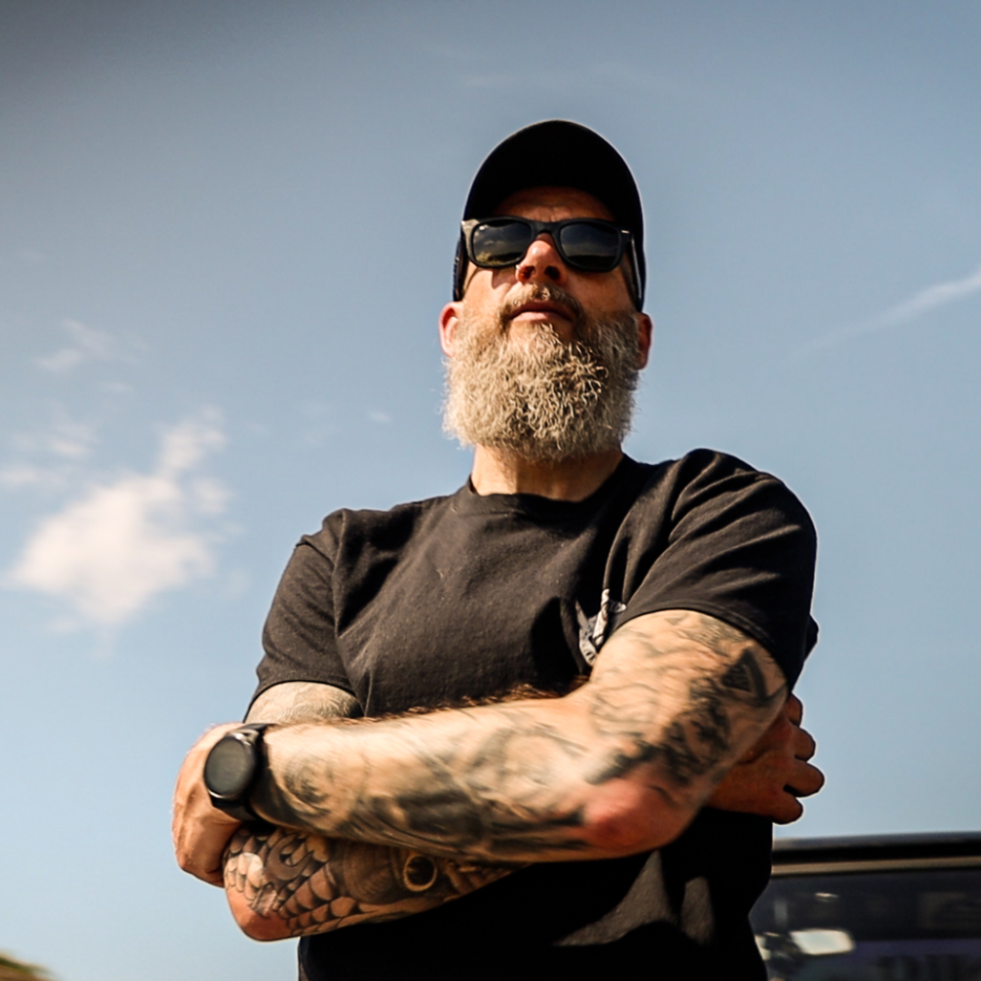 Black Flying Motor T-Shirt