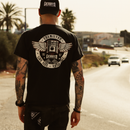 Black Flying Motor T-Shirt