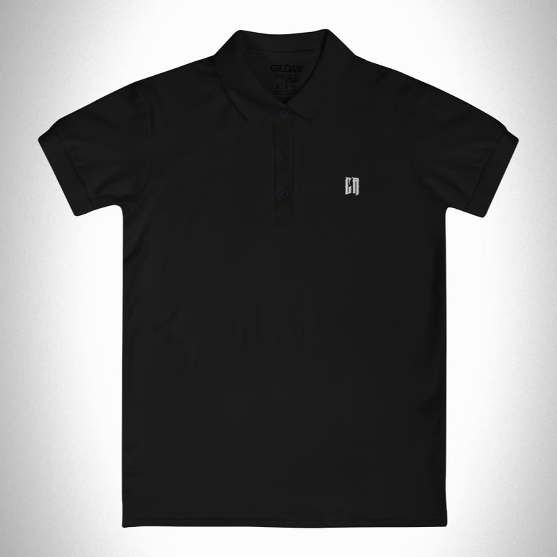 Black Chemister Embroidered Women's Polo Shirt